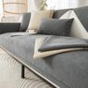 Chenille Sofa Cushion Four Seasons Universal High-End Solid Color Cushion Simple Modern Non-Slip Sofa Cover Cover Cloth