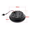 12V/24V Motorcycle LED Headlight Round Retro Turn Signal Lamp 7 Inches Headlight Replacement for