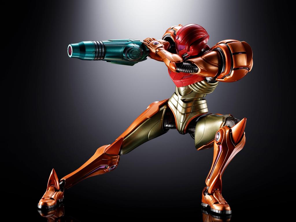Tamashii Nations Super Alloy Самус Аран Metroid Prime 4 Beyond Вер.. Подвижная фигурка 210 мм АБС-пластик, литье под давлением, ПВХ, окрашенная