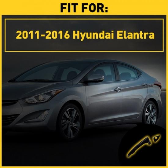 Exterior Door Handle For 2011-2016 Hyundai Front Elantra Left Driver Side Outer