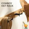 Держатель для ковбойской шляпы, металлическая настенная стойка для бейсболок, металлический держатель для шляп, настенная стойка для шляп, стойка для курток, стойка для входа