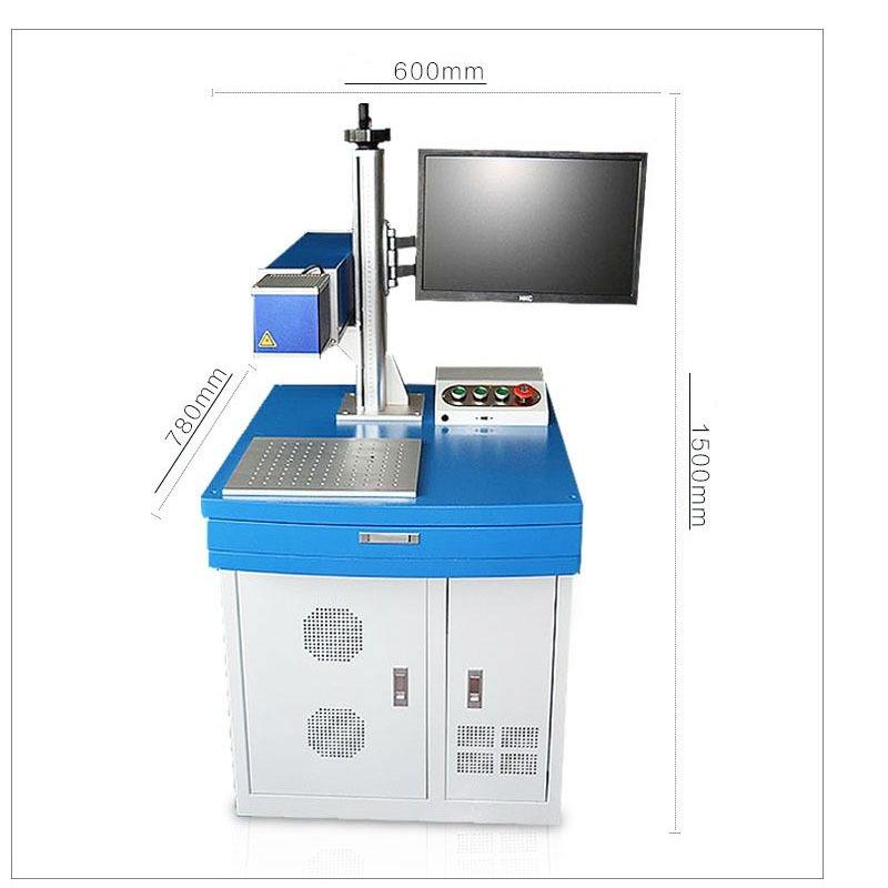 UV Green Light Laser Marking Machine for Plastic and Silicone