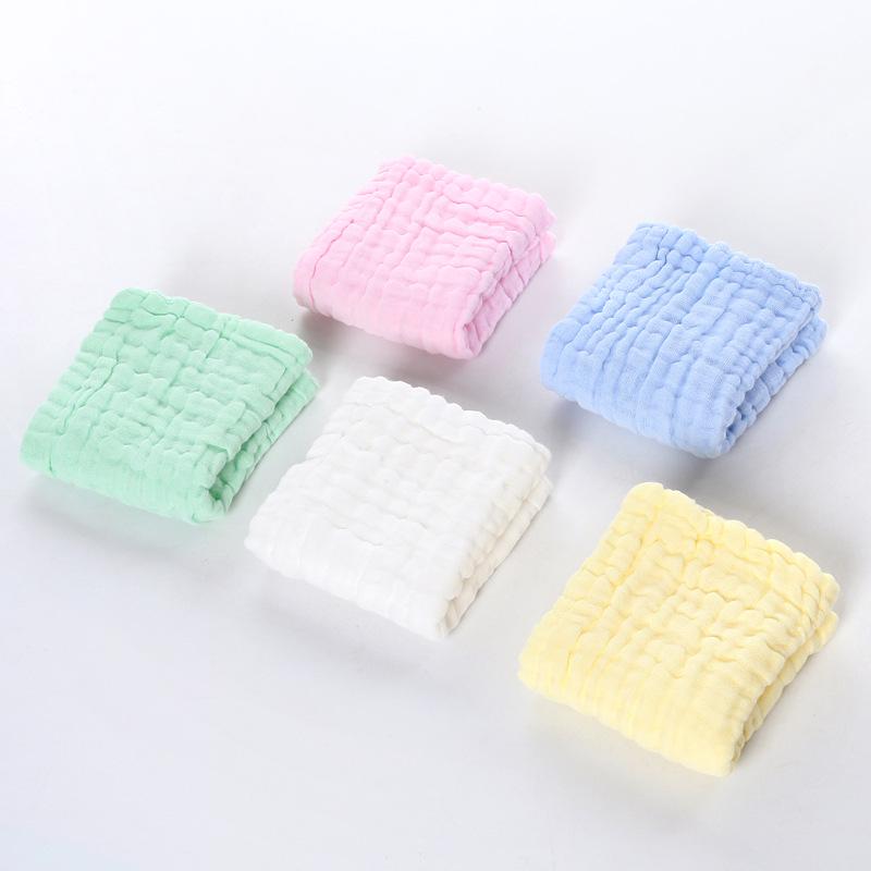 Детское шестислойное марлевое полотенце: Мягкий хлопковый нагрудник для новорожденного