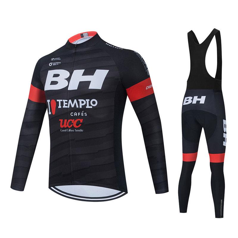 Новый летний 2026 года комплект велоформы BH Team с длинным рукавом Велосипедная одежда Одежда для велосипеда Одежда Roupa Ropa De Mallot Ciclismo Hombre