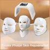 Charging 7-color Photon Skin Rejuvenation Device Household LED Touch Mask Make Spots Fade Away Facial Mask Introducer White