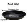 Thickened Round Plastic Flower Pot Water Tray - Large Draining Base for Succulents & Golden Pothos.