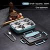 304 Stainless Steel Compartment Insulated Bento Lunch Box Leakproof Sealed Portable Food Storage Containers Microwave Lunchbox