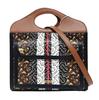 [Б/У] Карманная сумка Monogram Stripe Съемный регулируемый плечевой ремень Сумка-тоут для покупок - Отличное состояние #13AM0VI
