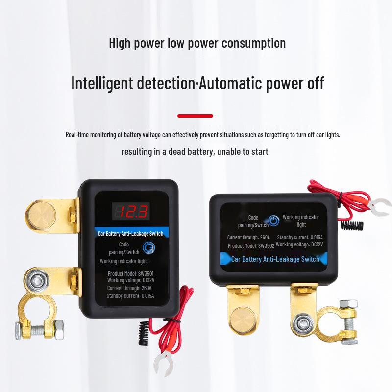 Умный пульт дистанционного отключения аккумулятора автомобиля, 12 В, реле из чистой меди и ножевой выключатель