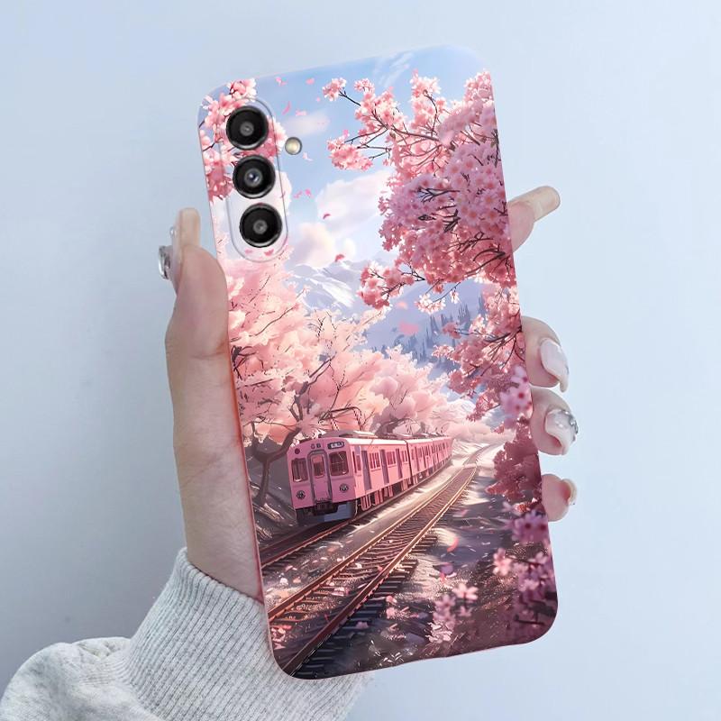 For Samsung A16 A56 5G Phone Case Butterfly Flower Girls 2025 Design Soft Silicone TPU Back Housing for Galaxy A 16 A 56 Covers