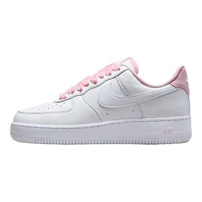 Кеды для скейтборда Air Force 1 с низким верхом Женские Белые Розовые Кроссовки HV4403-601