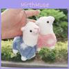 Alpaca Miniature Lovely Plush Toy Keychain For Kids Backpack Or Keyring Use