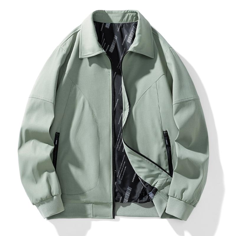 Весенне-осенняя куртка с лацканами, мужская бейсбольная форма, пальто