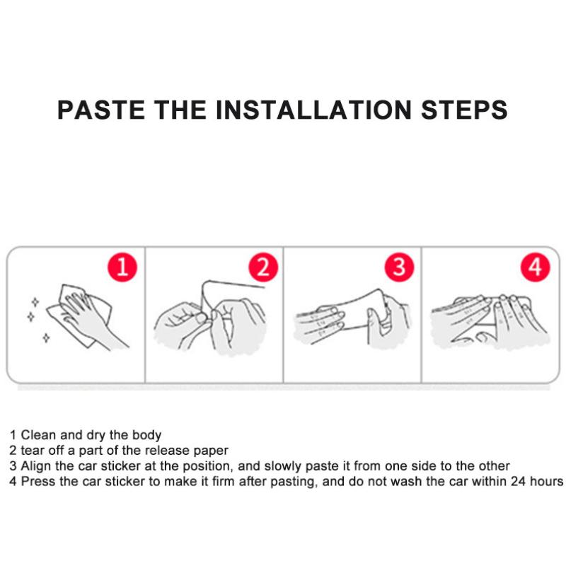 4 шт./компл. текстура из углеродного волокна, дверная ручка автомобиля, чашка, защитные наклейки от царапин, внешняя водонепроницаемая наклейка на автодверную чашу