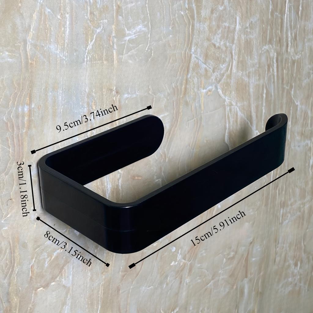 1/2/3pcs Bathroom Tissue Storage Rack, Wall Mounted Tissue Rack, Toilet Paper Hanging Shelf, Bathroom Storage And Organization