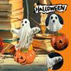 3 Styles Halloween Ghost Sculpture Set DIY Resin Ornament Pumpkin Decor Spooky Gothic Tabletop Handcraft Statue Home Interior