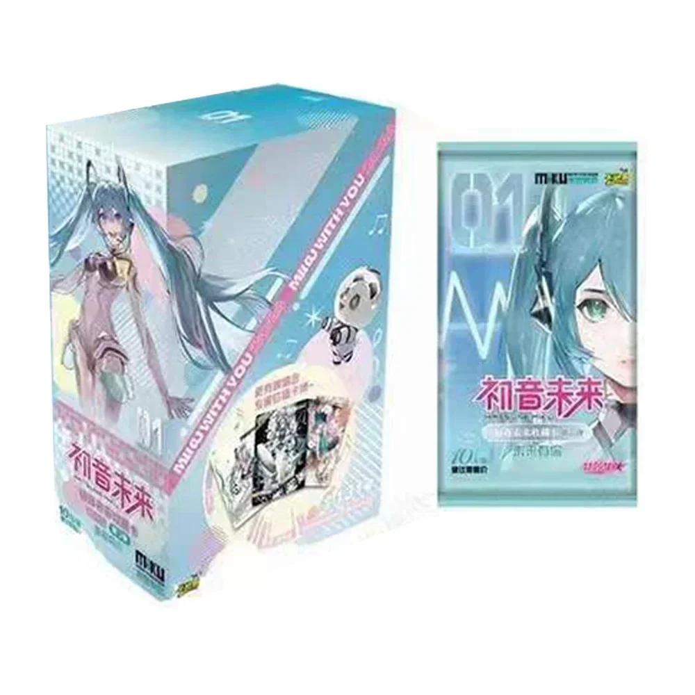 KAYOU Genuine Hatsune Miku Card Piapro Characters Virtual Singer Charm Pack Anime Collectible Cards Toy Gifts