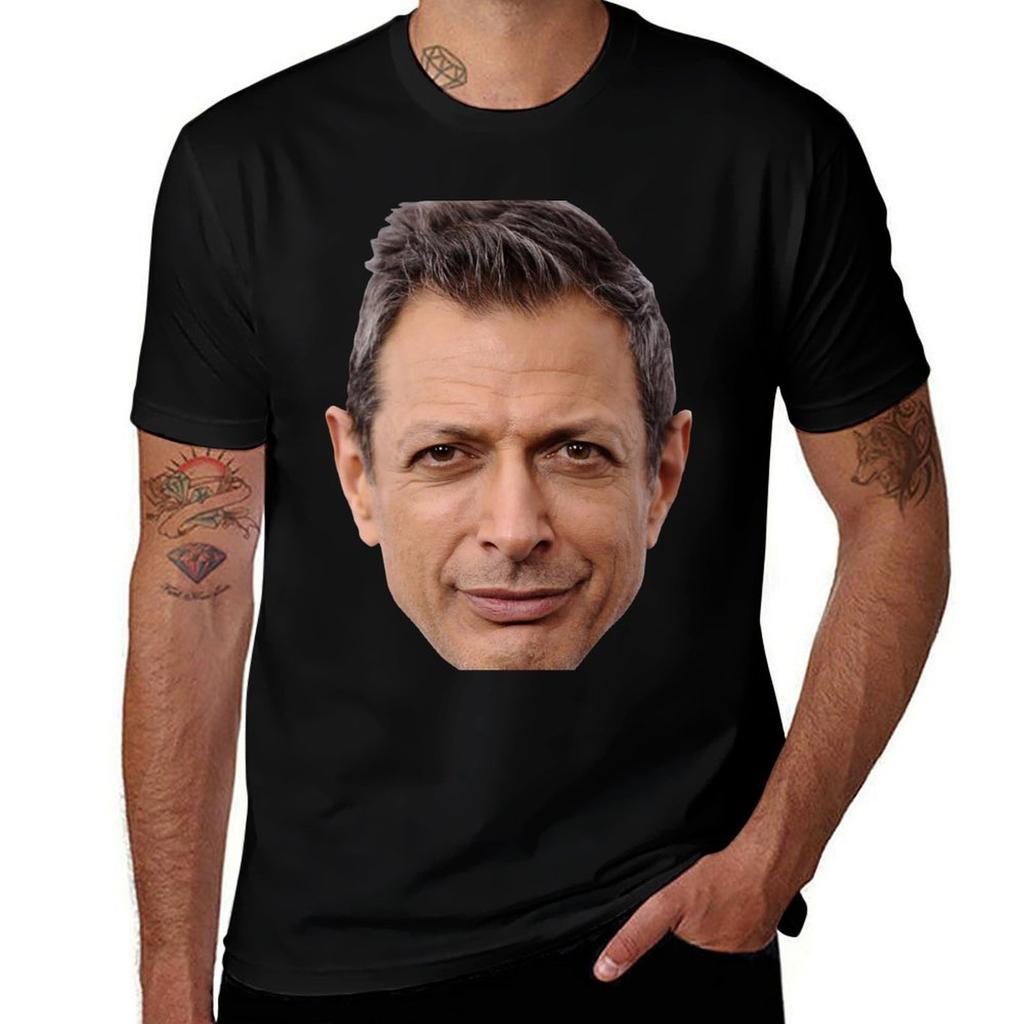 Yet Another Face By Goldblum Tshirt Simple Line Art Print Tee