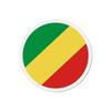 Aimant Rond - République Du Congo - 10 Cm - 50 Pièces - Multicolore - Mixte