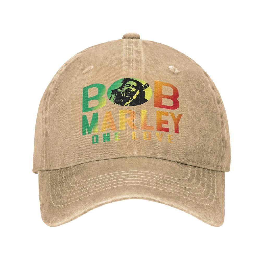 Bob Marleys 2025 Sun Baseball Cap Streetwear Unisex Women Washed Trucker Hat Adjustable Print Hiking Fishing Cap Birthday Present