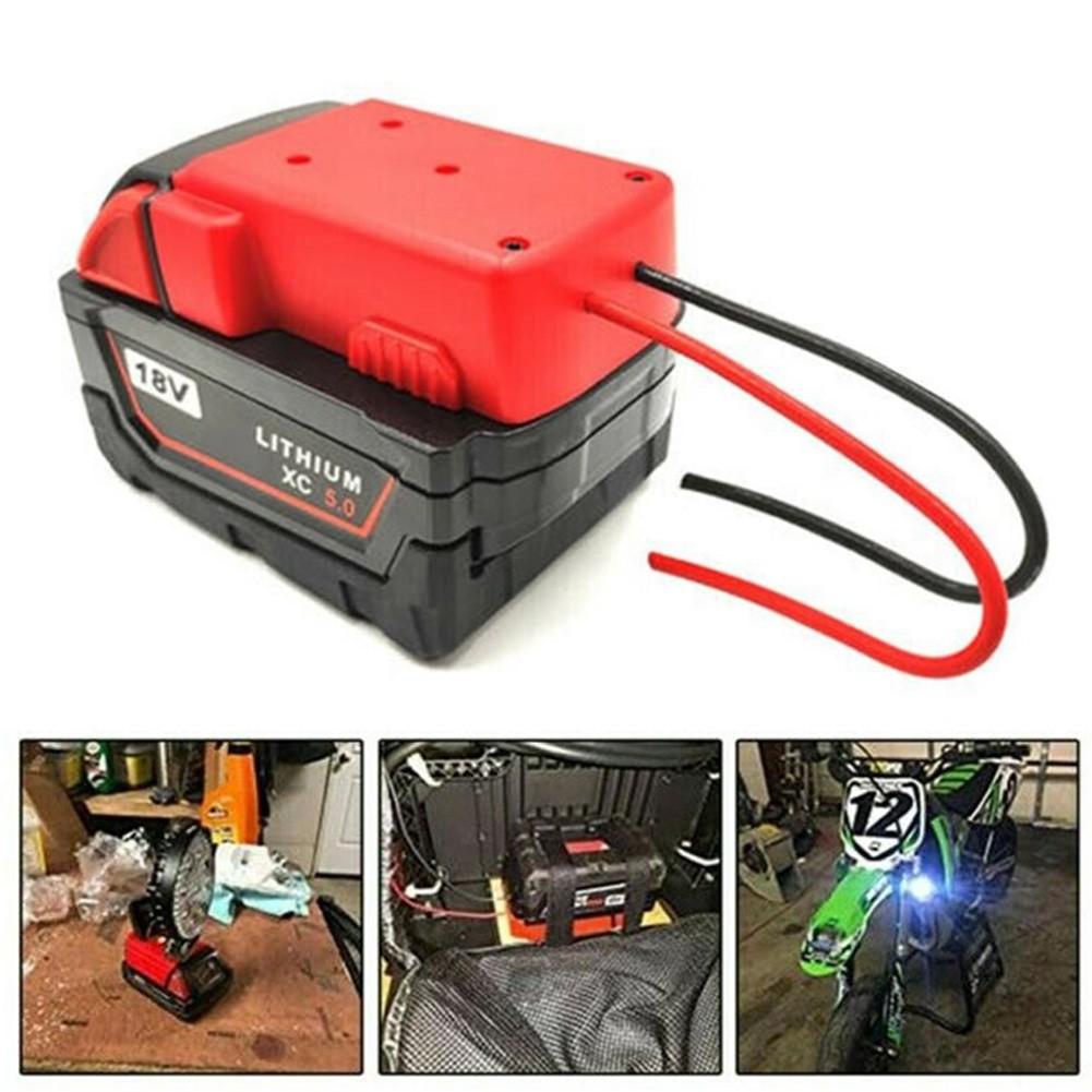 12AWG DIY Battery Adapter Power Battery Converter 135mm 1pcs