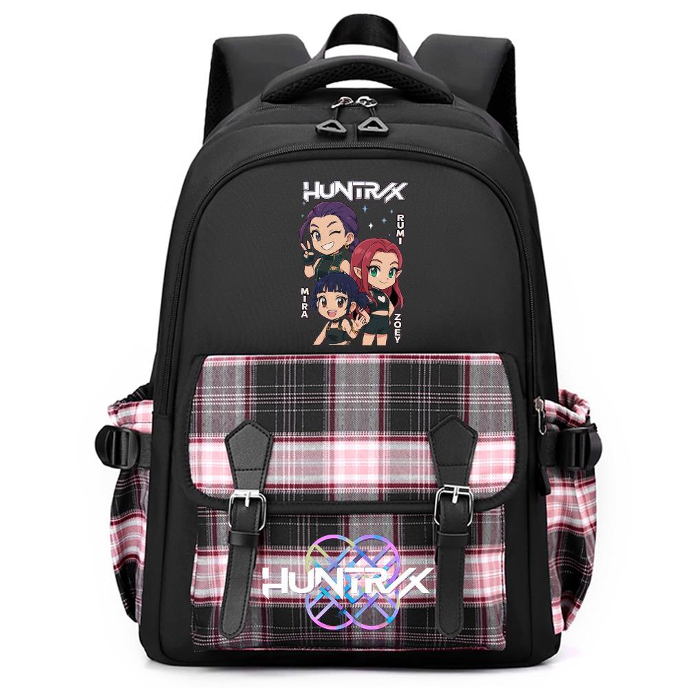 Anime Cute Cartoon K-Pop Printed Large Capacity Backpack for Teenger Student Girl Boy Schoolbag Bookbag Women Waterproof Travel Bag Mochila Kid Gift