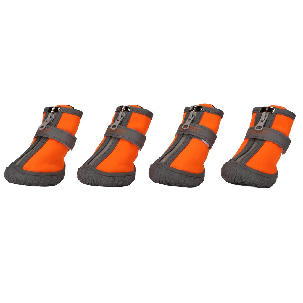 Dog Soft Sole Shoes Soft Waterproof Breathable Prevent Slipping Wear Resistant Reflective Pet Boots for Outdoor Hiking