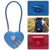 063U Кодовый замок Водонепроницаемый сбрасываемый рюкзак из цинкового сплава в форме сердца с паролем и навесным замком