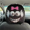 2PCS Funny Car Headrest Covers Cartoon Auto Interior Decoration Cover  Halloween