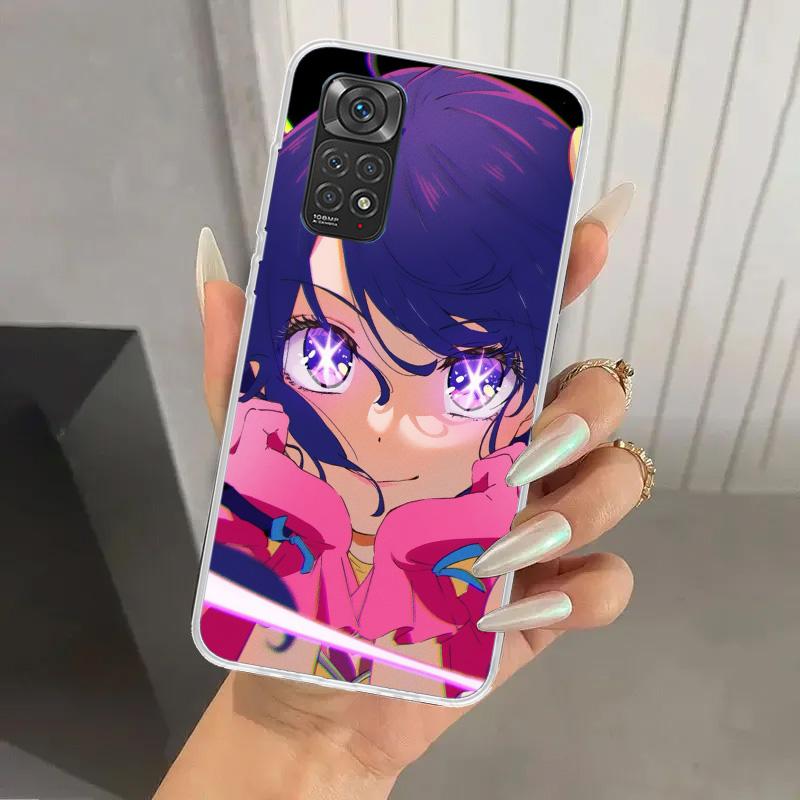Японское аниме Oshi No Ko Чехол для телефона для Xiaomi Redmi Note 15 14 14S 13 12S 12 Pro 11S 11 Plus 11T 11E 10S Мягкий чехол Print Shell R