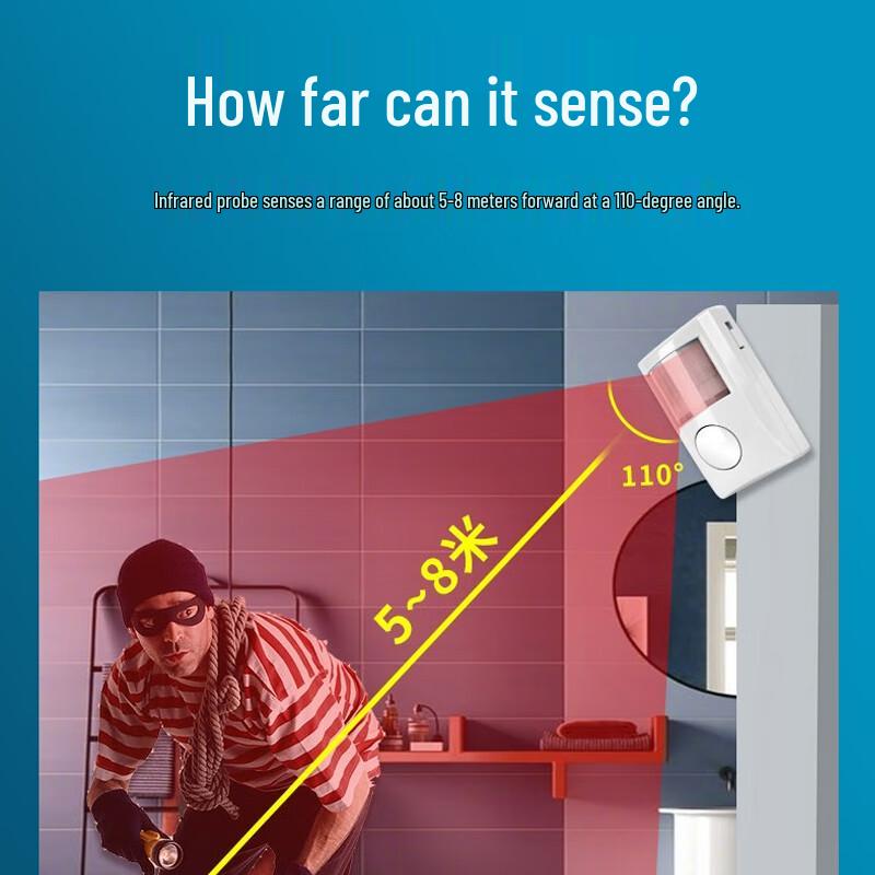 Anzhiyi Infrared Motion Sensor Alarm