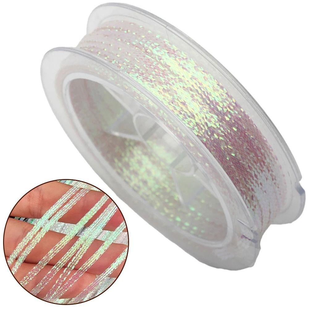 Glow Flash Fish-Scale Shining Strip Synthetic Fly Tying Materials  Fishing Accessories