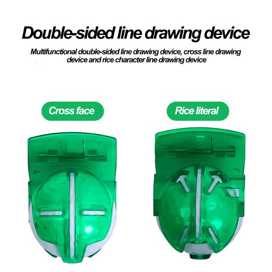 Инструмент для маркера линии мяча для гольфа, пружинный дизайн, компактный размер, портативный двусторонний мяч для гольфа, инструмент для выравнивания и маркировки, аксессуар