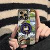 Чехол для телефона с дизайном в стиле Оксфордского университета Для iPhone 17 16 e 15 14 13 12 Plus Mini Pro Max Мягкий черный Ударопрочный чехол