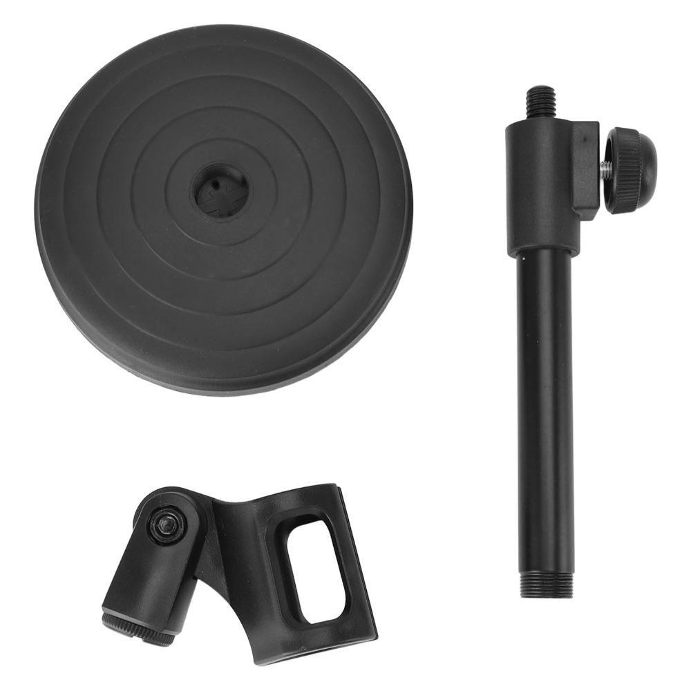 With Clip and Base Desk Lifting Mic Holder Conference Microphone Stand for Meetings