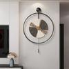 Living Room Decoration Wall Clock Home Decor Luxury Art No Punching Dining Room Wall Decoration Pendulum
