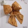 Large Striped Plaid Bow Knot Christmas Tree Ornament for Holiday Decor