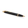 Parker IM Ballpoint Pen Gold Trim (Black) (Medium)