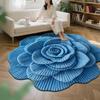 3D Цветочный коврик для пола Реалистичный цветок Ковер для гостиной Нескользящий Впитывающий коврик для ванной Ковер для спальни Игровой комнаты Кухни