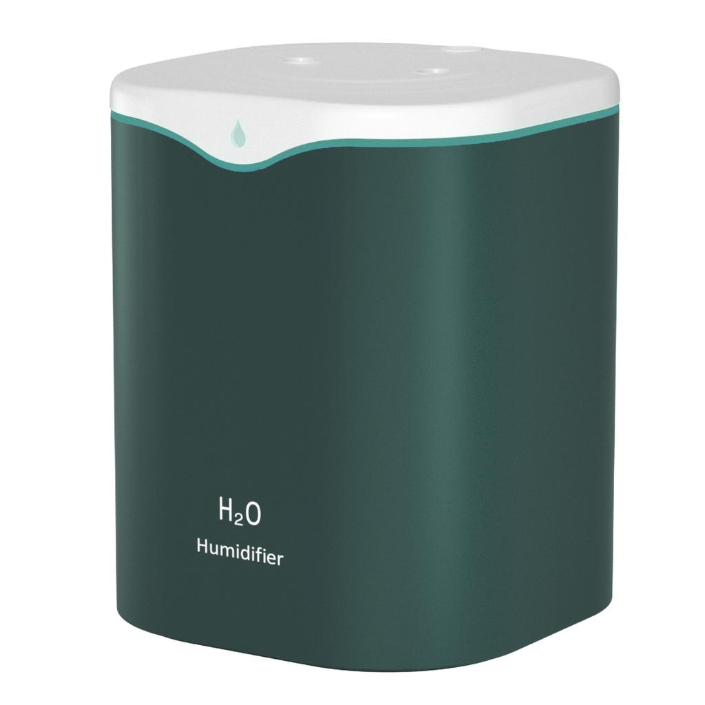 Увлажнители с двойным распылением, 2 л, со светодиодной подсветкой, портативный настольный увлажнитель с автоматическим отключением и прохладным туманом