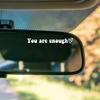 Vinyl Car Mirror Stickers Makeup Mirror Decoration Auto Mirror Stickers New Rearview Mirror Decal