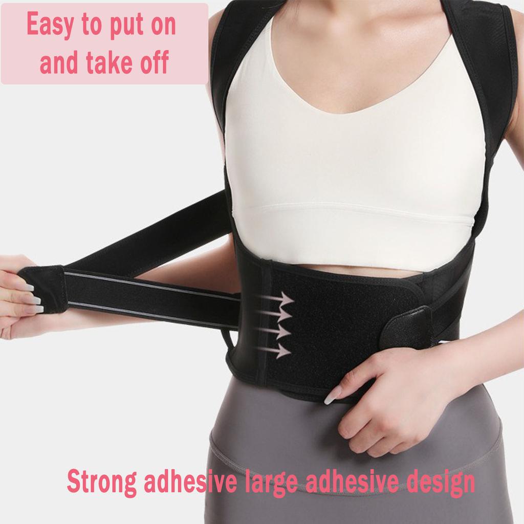 Ремень для поддержки спины против горба для мужчин и женщин, регулируемый корректор осанки, ежедневный фитнес-йога, корсет для спины