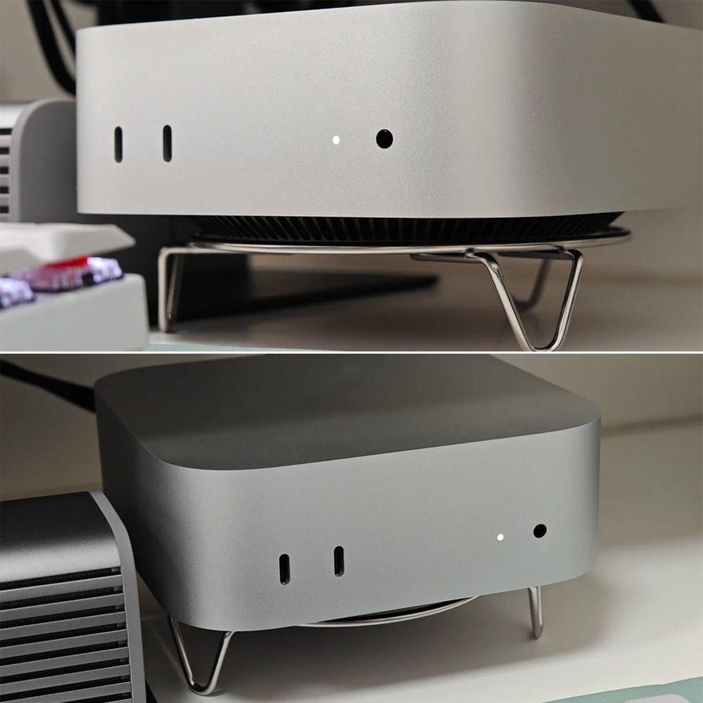 Увеличивающая подставка для настольного компьютера с функцией рассеивания тепла, крепление для док-станции Mac Mini M4/M4 Pro 2024