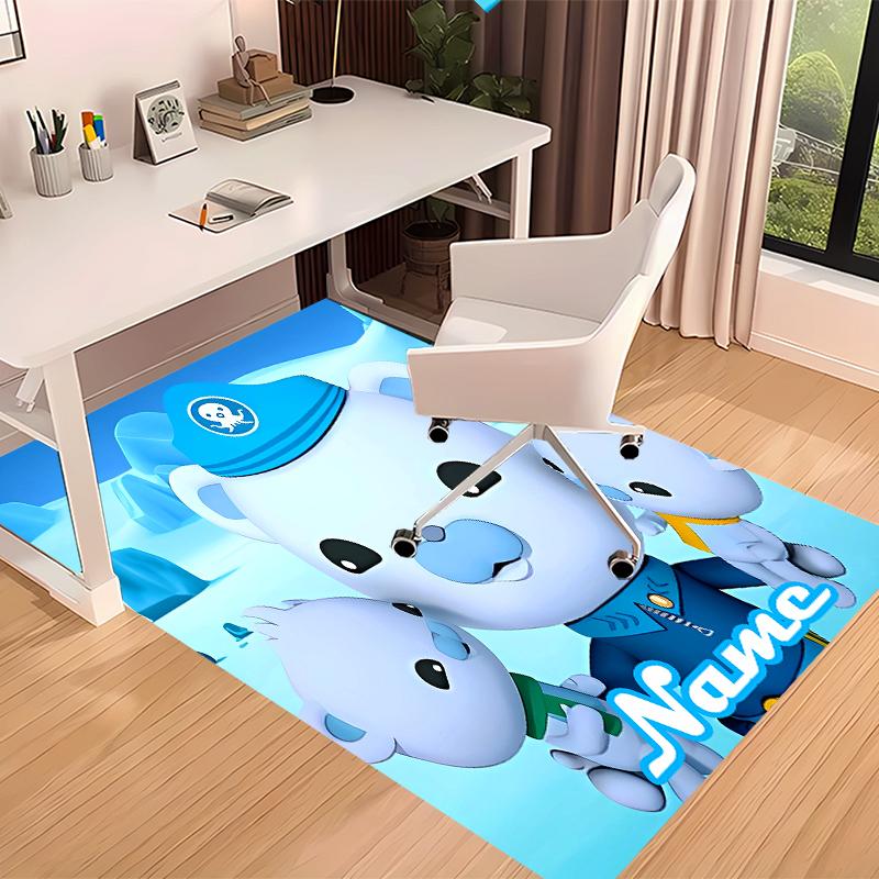Custom personalization Octonauts Print Area Rug - Soft, Washable Non-Slip Indoor Mat,Living Room,Home&Office Decorative Rug