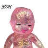 Babies Stress Ball Glitter Relief Toy, Clear Baby Doll Squeeze Soft Stretchy Portable Fidget Relaxing Gift for Adults Kids, Party Favors Relaxation