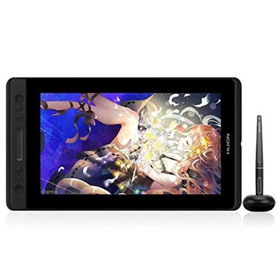 ЖК-планшет HUION Kamvas Pro13 с пером с наклоном 8192 уровня нажатия, полностью совместимый с Chrome OS и идеально подходящий для веб-конференций и дистанционного обучения,