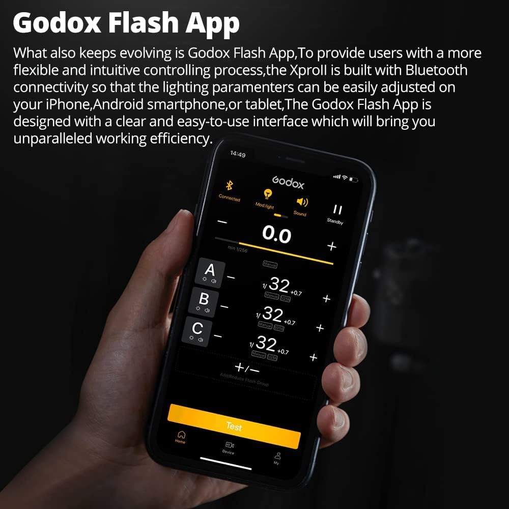 GODOX GODOX TTL Wireless Sync Wireless Flash Trigger for X System LCD Screen for Sony Cameras [Authorized Distributor] XProII-S 2.4G High-Speed