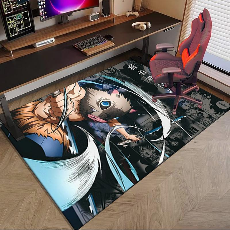 Anime Slayer Adventure Carpet, Chair Rug,Rug for Office Bedroom living rooms, Doormat decor Fan Gift Christmas Gift