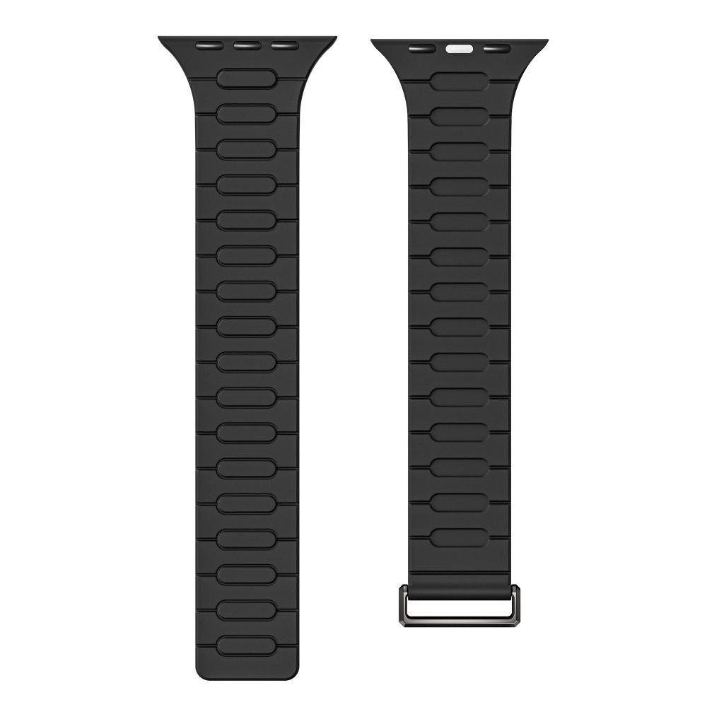 Silicone Smart Watch Band Magnetic Closure 40/41/42MM Belt Strap 44/45/46MM/49MM for Appl Watch Series 11/10/9/8/7/6/Ultra 3/SE 3