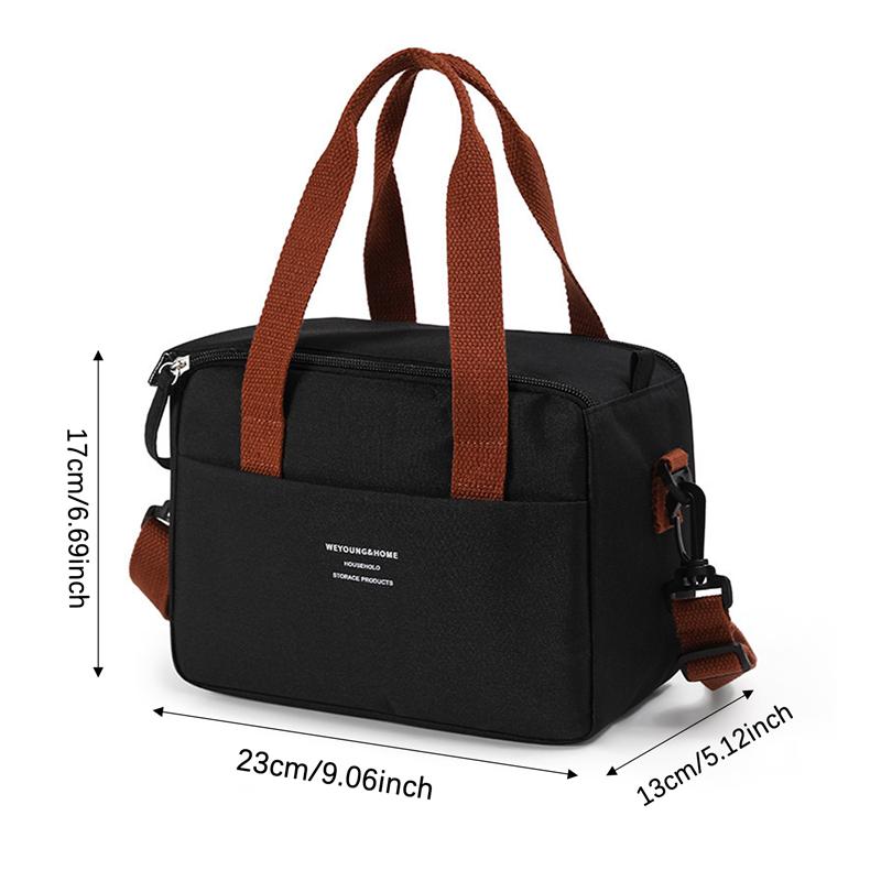 Портативная сумка для обеда для термоизолированной коробки для завтрака, сумка-холодильник, водонепроницаемая сумка Bento